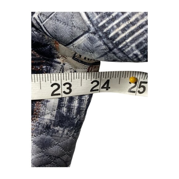 Barabas Men's XL New York All Over Print Waffle Jacket Blazer Paisley Interior - Picture 12 of 16